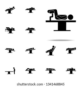 surgery, lithotomy icon. surgical icons universal set for web and mobile