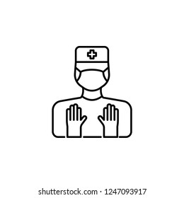 surgery, man icon. Element of anti aging outline icon for mobile concept and web apps. Thin line surgery, man icon can be used for web and mobile