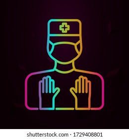 cirugía, man nolan icono Línea delgada simple, contorno vector de iconos anti edad para ui y ux, sitio web o aplicación móvil