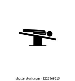 surgery,  patient icon. Element of patient position icon for mobile concept and web apps. Pictogram surgery,  patient icon can be used for web and mobile