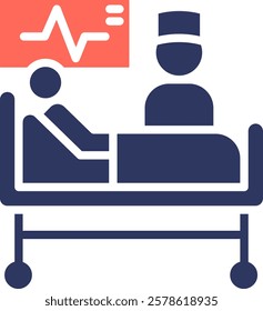 Surgery Room Icon Mixed Vector Illustration