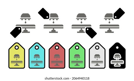 Surgery Room Vector Icon In Tag Set Illustration For Ui And Ux, Website Or Mobile Application 