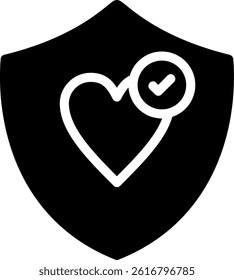 Surgery Safety Glyph Vector Icon Design