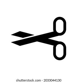 surgery scissors icon or logo isolated sign symbol vector illustration - high quality black style vector icons

