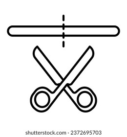Surgical contraception method on white background