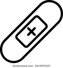 Surgical Dressing Line Vector Icon Design