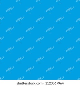 Surgical forceps pattern vector seamless blue repeat for any use