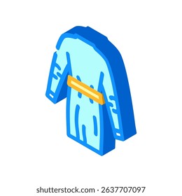 surgical gown surgeon isometric icon vector. surgical gown surgeon sign. isolated symbol illustration