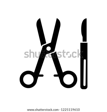 Surgical instruments icon templates