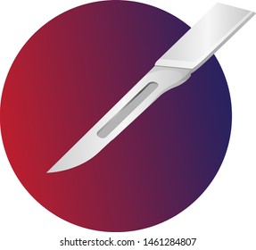 Surgical Knife - Icon As EPS 10 File