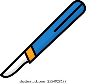 Surgical knife Vector Icon Design Symbol