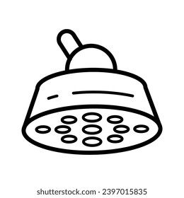 Surgical light icon free vector design illustration