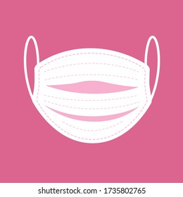 Surgical Mask-  Coronavirus Covid 19 Pandemic Equipment, Health Control - Prevention