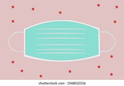 Surgical mask for covid 19 protection