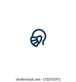 Surgical Mask  - Pictograph | Line Icon