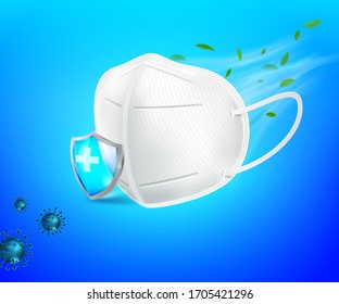 Surgical Mask Protects Antivirus Covid-19 Flu Anti Infection.
KN95 Masks Particulate Respirator, Bacteria, Dust, Mucus And Saliva. Stop The Spread Of Germs When Sneezing And Coughing.