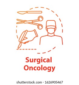 Surgical Oncology Concept Icon. Surgery To Remove Tumor. Procedure For Treatment. Operation Room Idea Thin Line Illustration. Vector Isolated Outline RGB Color Drawing