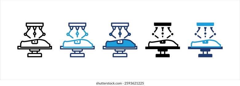Surgical Robot Icon Element For Design