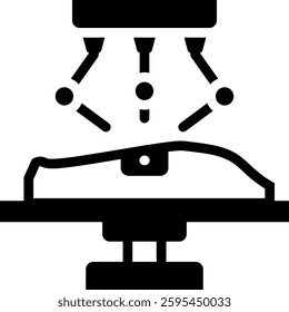 Surgical Robot Icon Element For Design