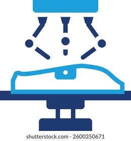Surgical Robot Icon Element For Design