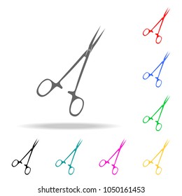 surgical scissors icon. Elements of medicine and pharmacy multi colored icons. Premium quality graphic design icon. Simple icon for websites, web design, mobile app on white background