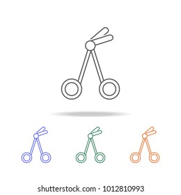 Surgical scissors icon. Medicine Element of multi colored icons for mobile concept and web apps. Thin line icon for website design and development, app development. Premium icon on white background