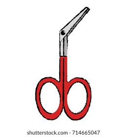 surgical scissors isolated icon