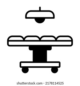 surgical table Modern concepts design, vector illustration
