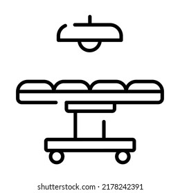 Operationstisch Modernes Design, Vektorgrafik