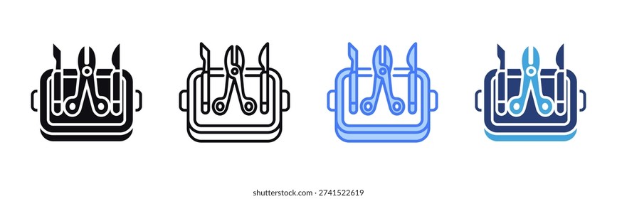 Surgical Tray icon sheet multiple style collection