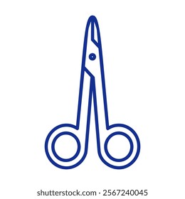 Surgical Tweezers Icon. Medical Line Icon