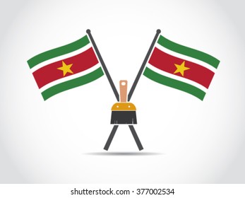 Suriname Emblem Brush