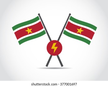 Suriname Emblem Electricity