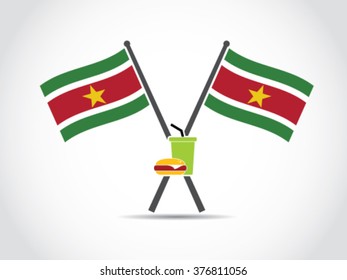 Suriname Emblem Fast Food