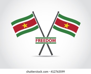 Suriname Emblem Freedom