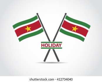 Suriname Emblem Holiday