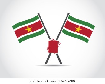 Suriname Emblem Paper