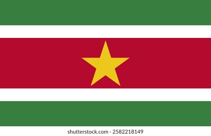 Suriname Flag, Flag of Suriname