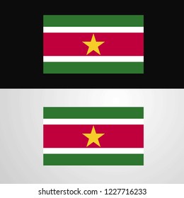 Suriname Flag banner design