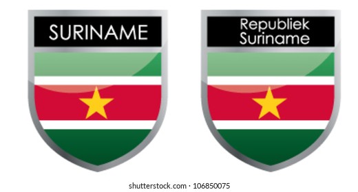 Suriname flag emblem