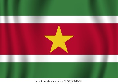 Bildvektor für Suriname-Flaggen. EPS.file.