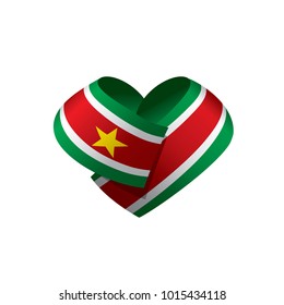 Suriname flag, vector illustration