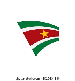 Suriname flag, vector illustration