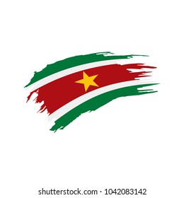 Suriname flag, vector illustration