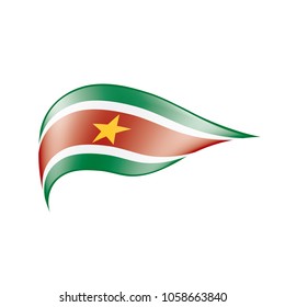 Suriname flag, vector illustration