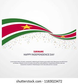 Suriname Happy independence day Background