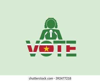 Suriname Podium Judge