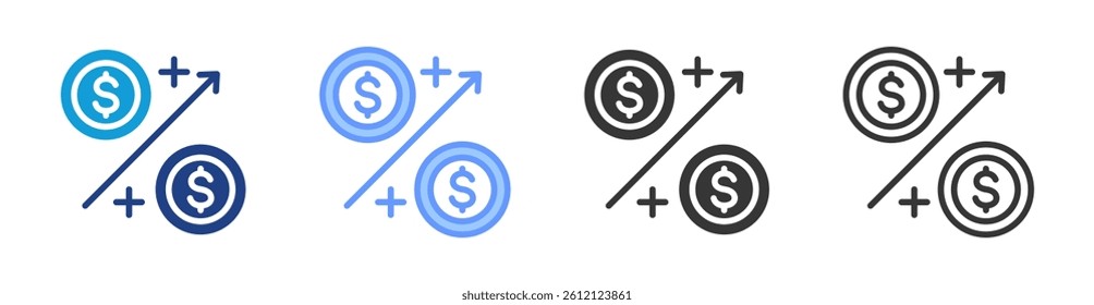 Surplus icon set multiple style collection