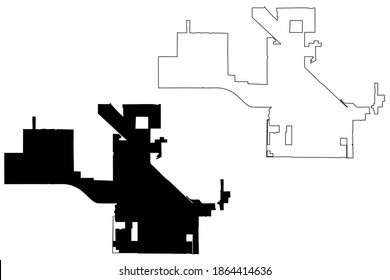 Surprise City, Arizona (United States cities, United States of America, usa city) map vector illustration, scribble sketch City of Surprise map