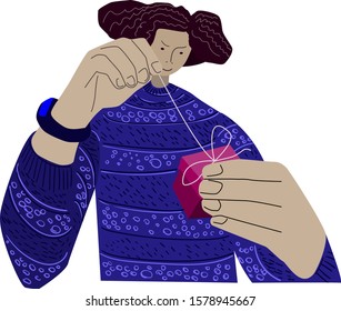 Surprise concept, waiting for a gift for the holidays, birthday, christmas, wedding. 
Person untying bow of ribbon. Hypertrophic people